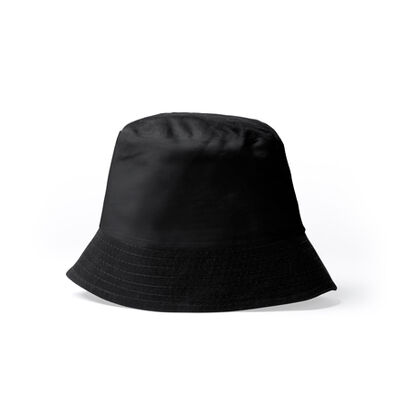 Черна рибарска шапка от памук С3129-1