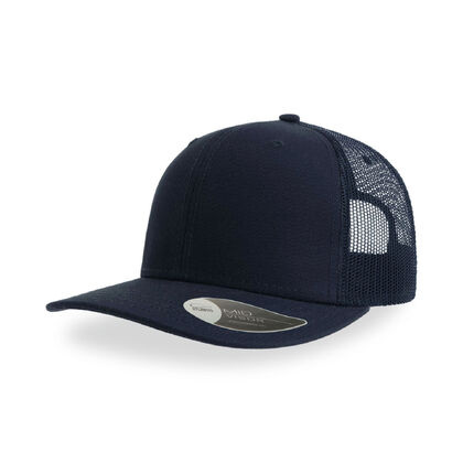 Тъмно синя лятна шапка с мрежа С3167-8