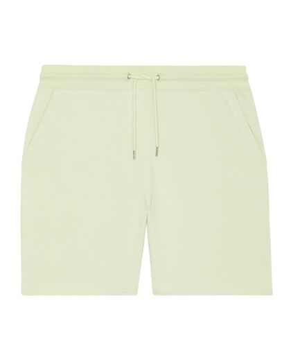Къси панталони цвят зелено стъбло С3416-2Д