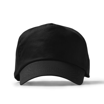 Евтина черна шапка с козирка С3499-2