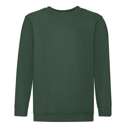 Ватирана детска блуза тъмно зелена С19-5