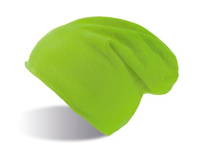 Детска светло зелена шапка с удължено дъно С2740-4