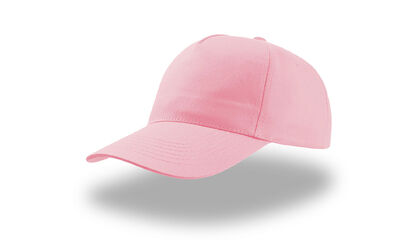 Светло розова шапка с козирка С2646-13