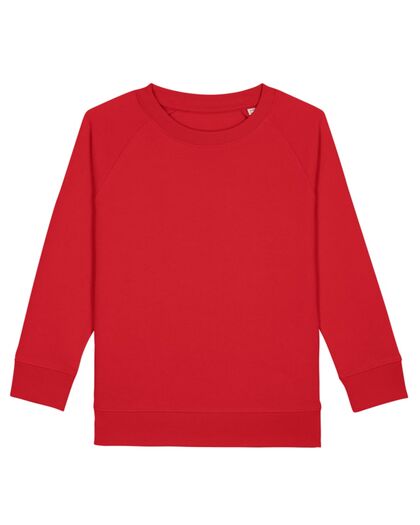 Плътна детска червена блуза от Био памук С3583-3