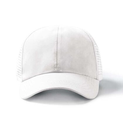 Бяла шапка от микрофибър С3498