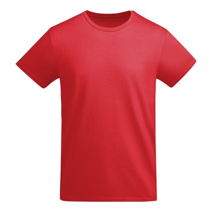Червена мъжка тениска от Био памук С3354-4