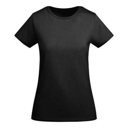 Черна дамска тениска от Био памук С3356-2