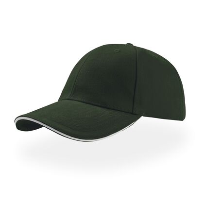 Памучна шапка тъмно зелена С2658-21