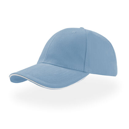 Памучна шапка небесно синя С2658-23