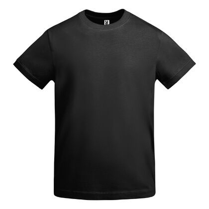 Плътна мъжка тениска черна С3324-1