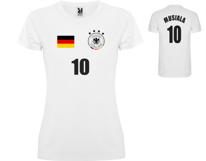 Дамска футболна тениска на Германия К050