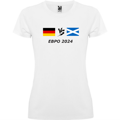 Дамска индивидуална тениска за срещите от Евро 2024 К049