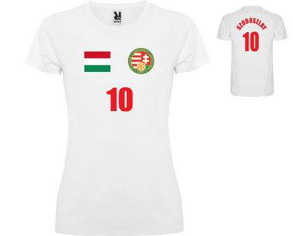 Дамска футболна тениска на Унгария К052