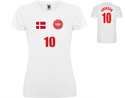 Дамска футболна тениска на Дания К059