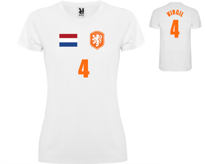 Дамска футболна тениска на Нидерландия К063