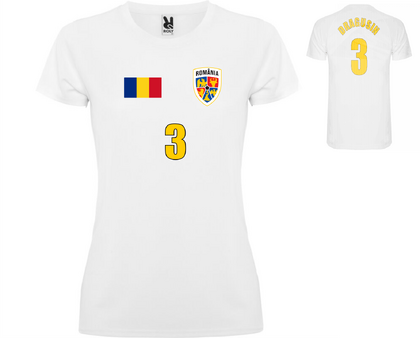 Дамска футболна тениска на Румъния К066