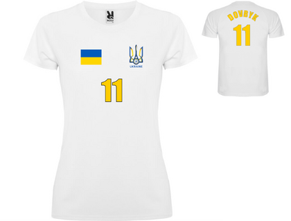 Дамска футболна тениска на Украйна К067