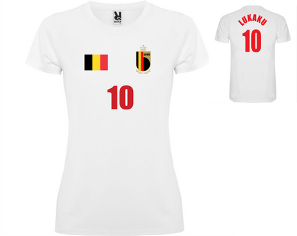 Дамска футболна тениска на Белгия К068