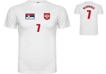 Футболна тениска на Сърбия Н069